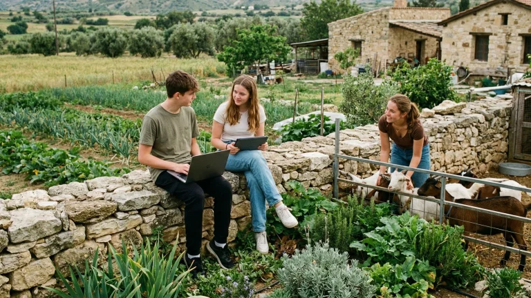 Remote Schooling Support at Holina Village Cyprus