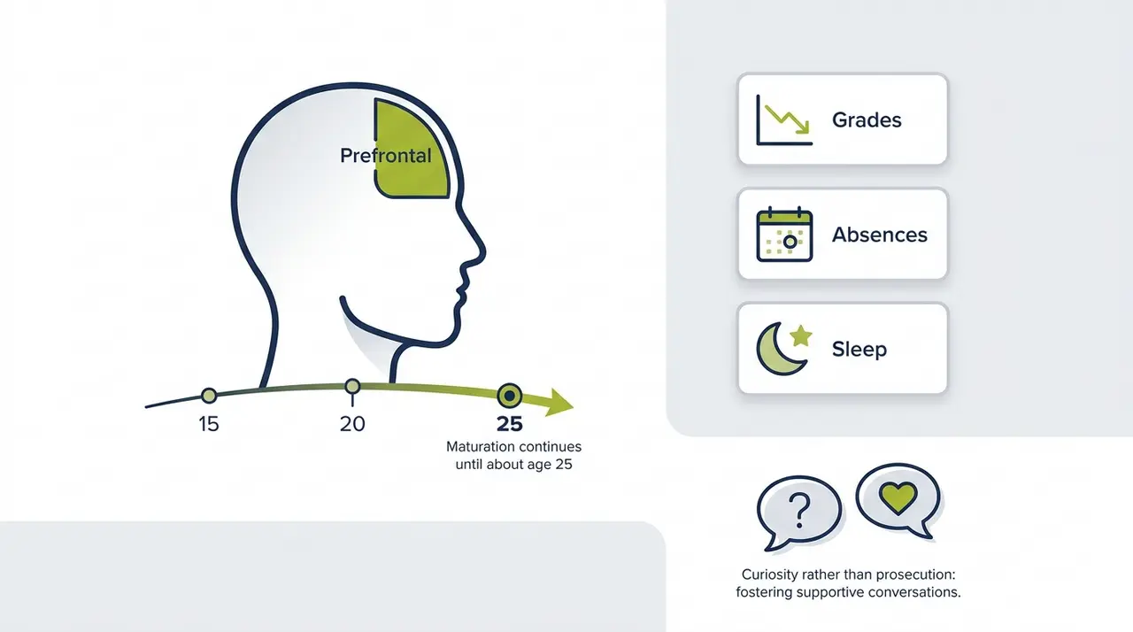 Developing brains face higher risks from regular cannabis use