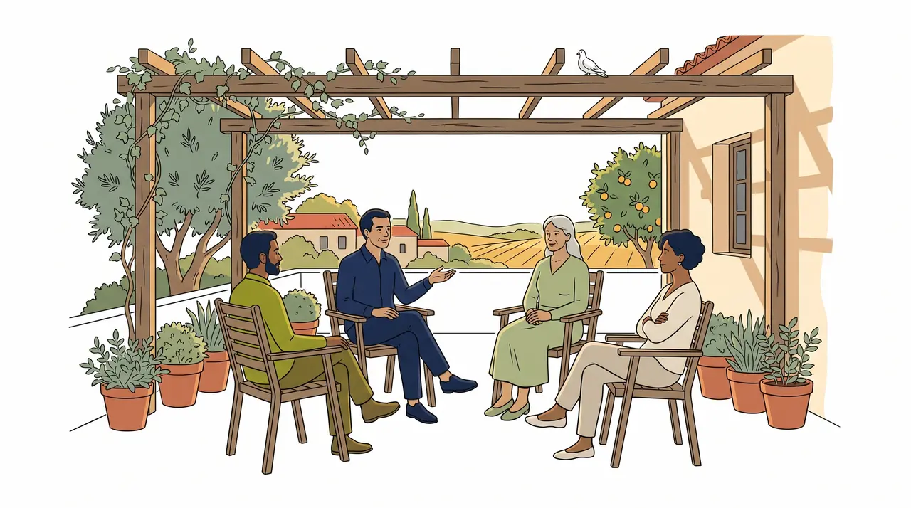 A family member taking time for their own recovery and wellbeing