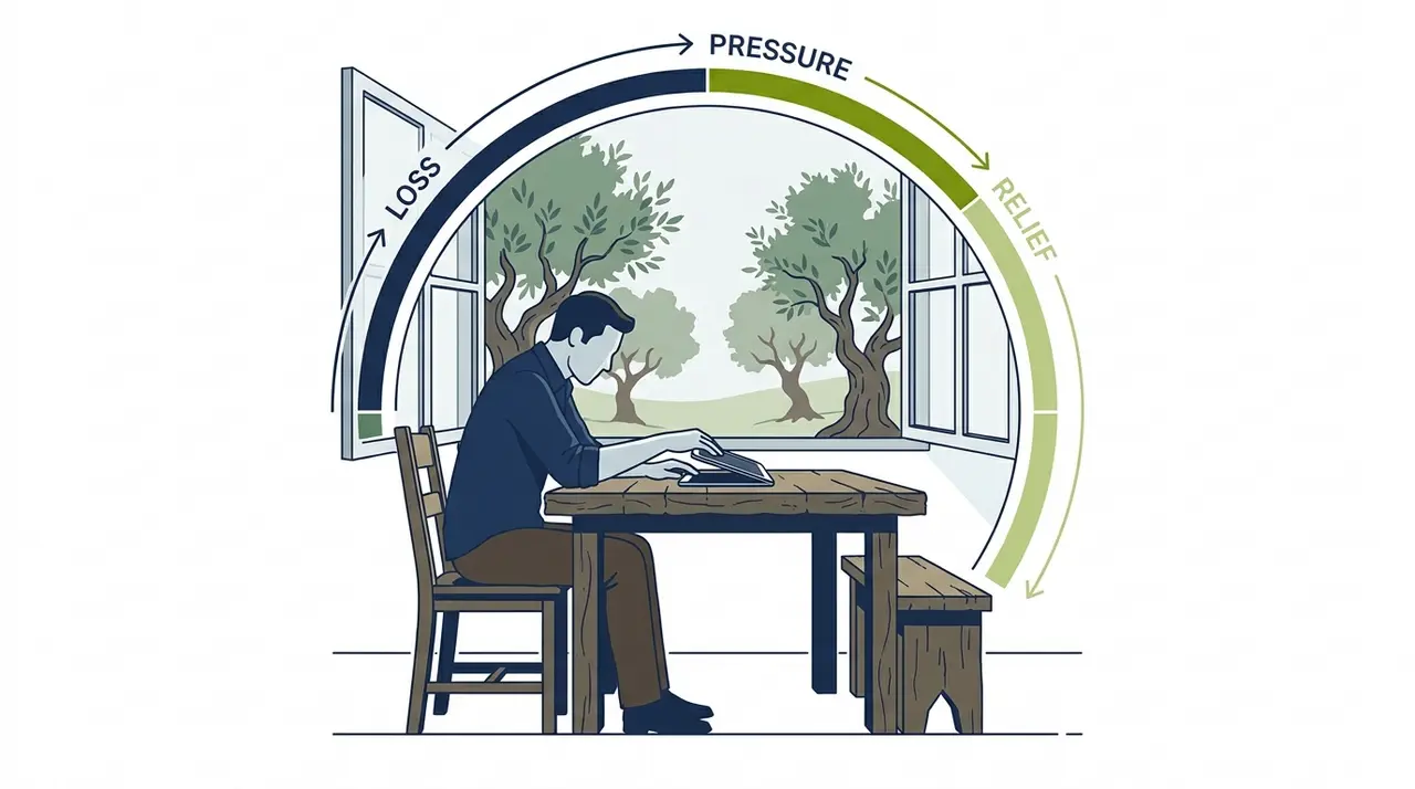 Illustration of the emotional and psychological symptoms that accompany gambling addiction